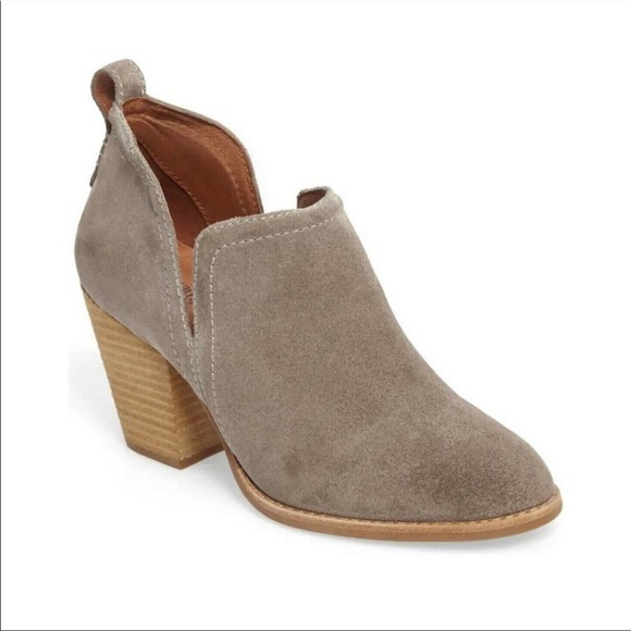 Jeffrey Campbell Shoes - Jeffrey Campbell Women’s Rosalee Gray Suede Ankle Booties - size 9